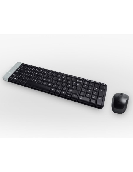 Logitech Wireless Combo MK220 teclado Ratón incluido Hogar USB Portugués Negro