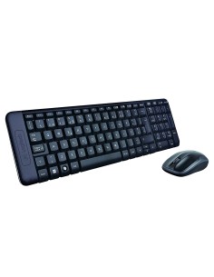 Logitech Wireless Combo MK220 teclado Ratón incluido Oficina USB Español Negro