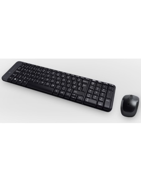 Logitech Wireless Combo MK220 teclado Ratón incluido Oficina USB Español Negro