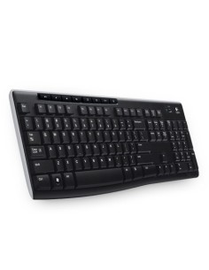 Logitech Wireless Keyboard K270 teclado Universal RF inalámbrico QWERTZ Checa Negro