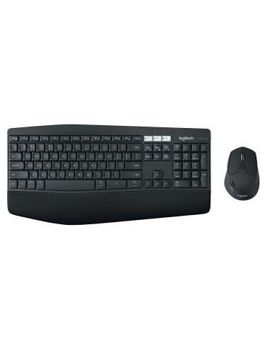Logitech 920-008221 teclado Ratón incluido Universal RF Wireless + Bluetooth QWERTZ Alemán Negro