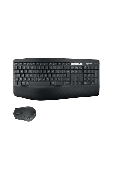 Logitech 920-008222 teclado Ratón incluido Universal RF Wireless + Bluetooth AZERTY Francés Negro