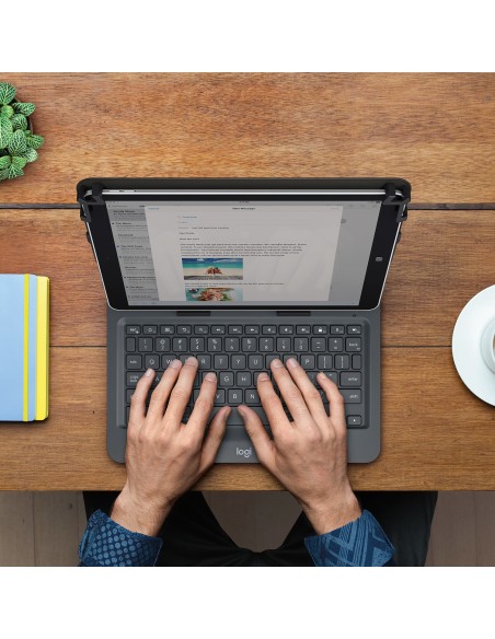 Logitech 920-008336 teclado para móvil QWERTY Español Bluetooth Negro