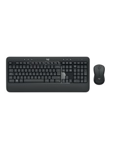 Logitech 920-008675 teclado Ratón incluido Universal RF inalámbrico QWERTZ Alemán Negro, Blanco