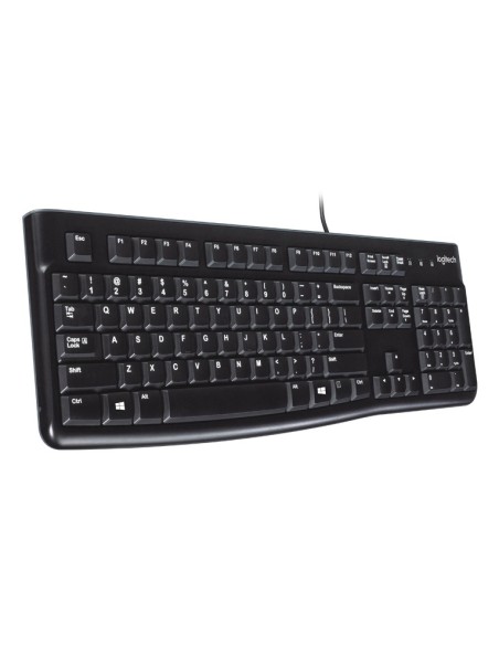 Logitech Keyboard K120 for Business teclado Universal USB Hebreo Negro