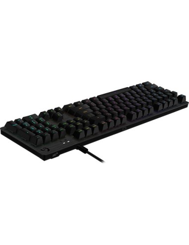 Logitech G 920-008940 teclado Juego USB AZERTY Francés Carbono