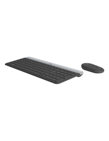 Logitech 920-009190 teclado Ratón incluido Universal RF inalámbrico AZERTY Francés Grafito
