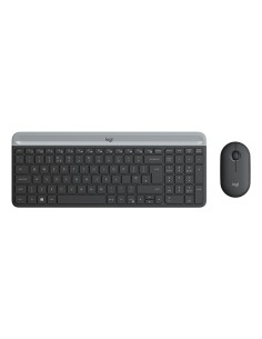 Logitech 920-009198 teclado Ratón incluido Universal RF inalámbrico QWERTY Español Grafito