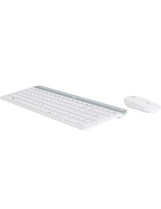 Logitech 920-009205 teclado Ratón incluido Universal RF inalámbrico QWERTY Internacional de EE.UU. Blanco 2
