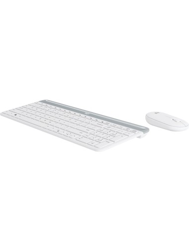 Logitech 920-009205 teclado Ratón incluido Universal RF inalámbrico QWERTY Internacional de EE.UU. Blanco