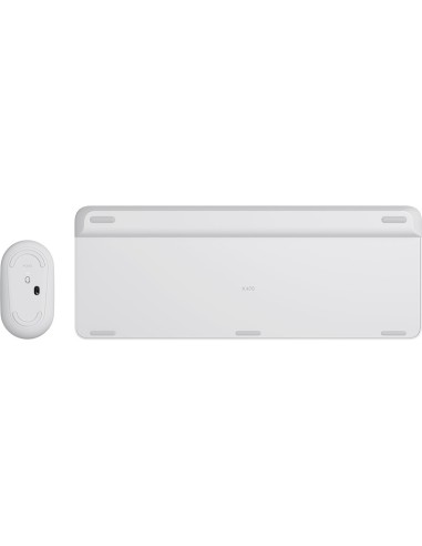 Logitech 920-009205 teclado Ratón incluido Universal RF inalámbrico QWERTY Internacional de EE.UU. Blanco