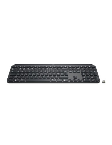 Logitech Master 920-010250 teclado Oficina RF Wireless + Bluetooth Inglés internacional Grafito