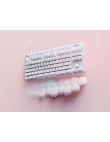 Logitech G 920-010414 teclado Juego USB QWERTY Español Blanco