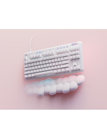 Logitech G 920-010414 teclado Juego USB QWERTY Español Blanco