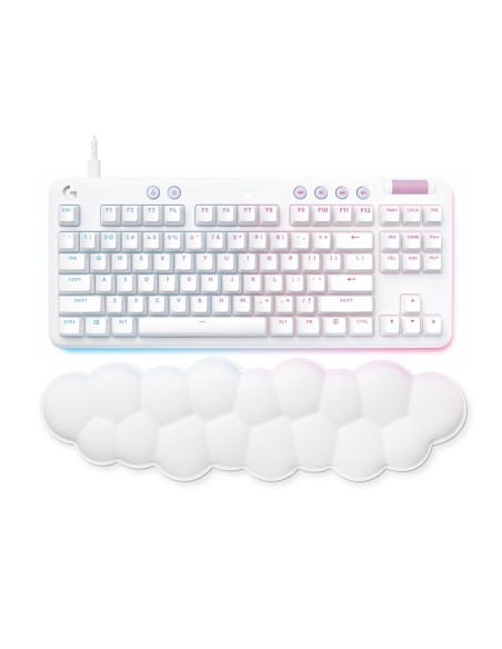 Logitech G 920-010414 teclado Juego USB QWERTY Español Blanco