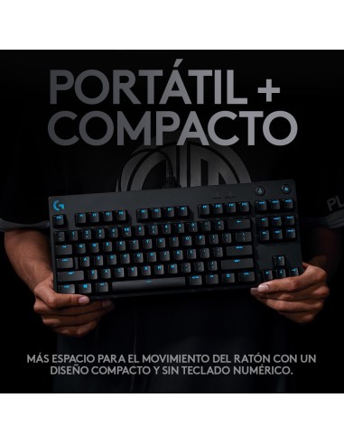 Logitech G 920-010593 teclado Juego USB QWERTY Español Negro