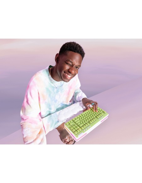 Logitech G G715 teclado Juego RF Wireless + Bluetooth QWERTY Internacional de EE.UU. Blanco