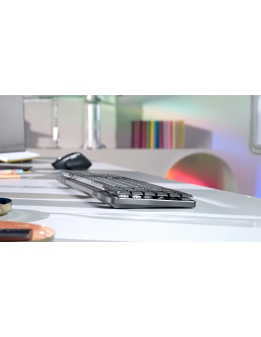 Logitech Master 920-010758 teclado Oficina RF Wireless + Bluetooth QWERTY Internacional de EE.UU. Grafito