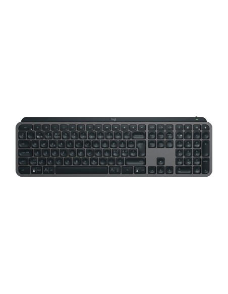 Logitech 920-010931 teclado Ratón incluido Oficina RF Wireless + Bluetooth QWERTY Nórdico Grafito
