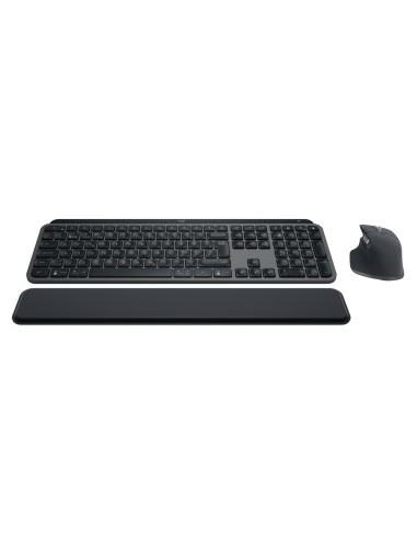 Logitech 920-010931 teclado Ratón incluido Oficina RF Wireless + Bluetooth QWERTY Nórdico Grafito