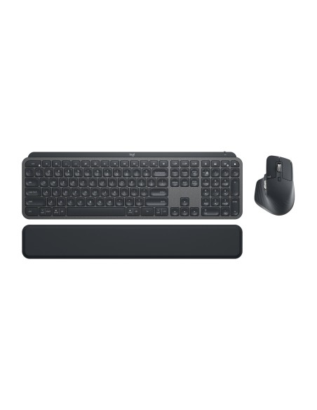 Logitech 920-010932 teclado Ratón incluido Oficina RF Wireless + Bluetooth QWERTY Inglés internacional Grafito