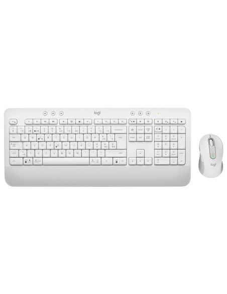 Logitech 920-011021 teclado Ratón incluido Oficina Bluetooth QWERTZ Suizo Blanco