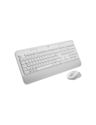 Logitech 920-011023 teclado Ratón incluido Oficina Bluetooth AZERTY Francés Blanco