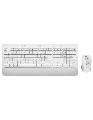 Logitech 920-011023 teclado Ratón incluido Oficina Bluetooth AZERTY Francés Blanco
