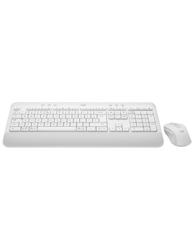 Logitech 920-011032 teclado Ratón incluido Oficina Bluetooth QWERTY Internacional de EE.UU. Blanco