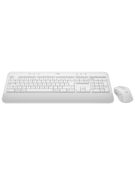 Logitech 920-011032 teclado Ratón incluido Oficina Bluetooth QWERTY Internacional de EE.UU. Blanco