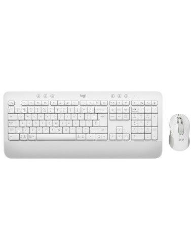 Logitech 920-011032 teclado Ratón incluido Oficina Bluetooth QWERTY Internacional de EE.UU. Blanco