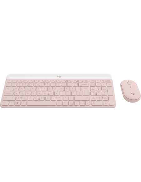 Logitech 920-011322 teclado Ratón incluido Oficina RF inalámbrico QWERTY Internacional de EE.UU. Rosa