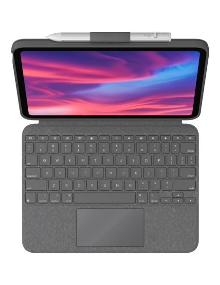 Logitech 920-011440 teclado para móvil QWERTY Nórdico Smart Connector Gris