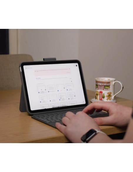 Logitech 920-011440 teclado para móvil QWERTY Nórdico Smart Connector Gris