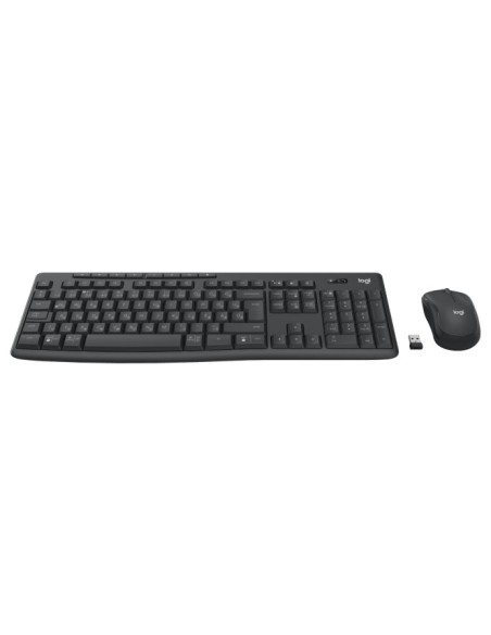Logitech MK370 Combo for Business teclado Ratón incluido Oficina RF Wireless + Bluetooth QWERTY Portugués Grafito