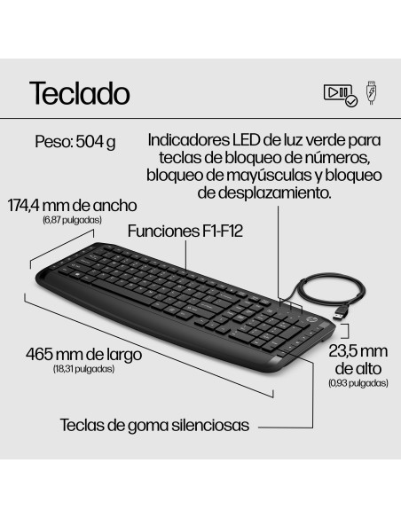 HP Pavilion Teclado y ratón 200