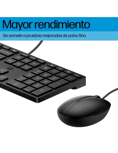 HP Teclado y ratón con cables Desktop 320MK