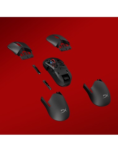 HyperX Pulsefire Saga Pro  ratón gaming inalámbrico (negro)