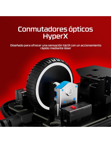 HyperX Pulsefire Fuse  ratón gaming inalámbrico (negro)