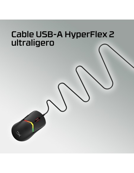 HyperX Pulsefire Fuse  ratón gaming inalámbrico (negro)