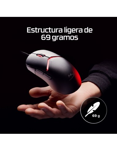 HyperX Pulsefire Fuse  ratón gaming inalámbrico (negro)
