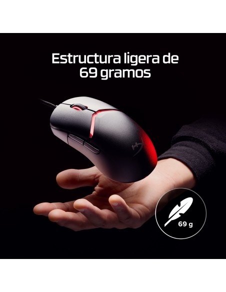 HyperX Pulsefire Fuse  ratón gaming inalámbrico (negro)