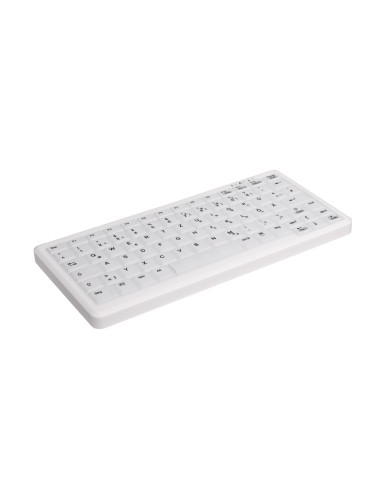 Contour Design Active Key AK-C4110 teclado Médico USB QWERTY Inglés de EE. UU. Blanco