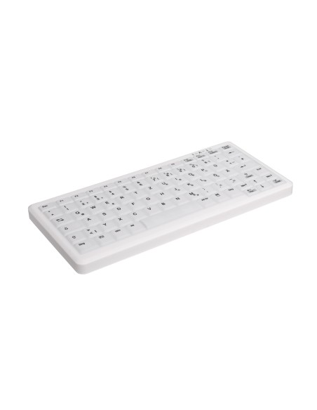 Contour Design Active Key AK-C4110 teclado Médico USB QWERTY Inglés de EE. UU. Blanco