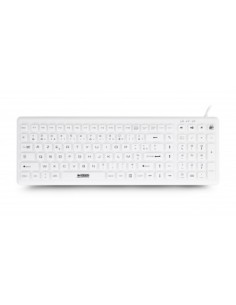 Urban Factory AKB69UF teclado Médico USB QWERTY Español Blanco