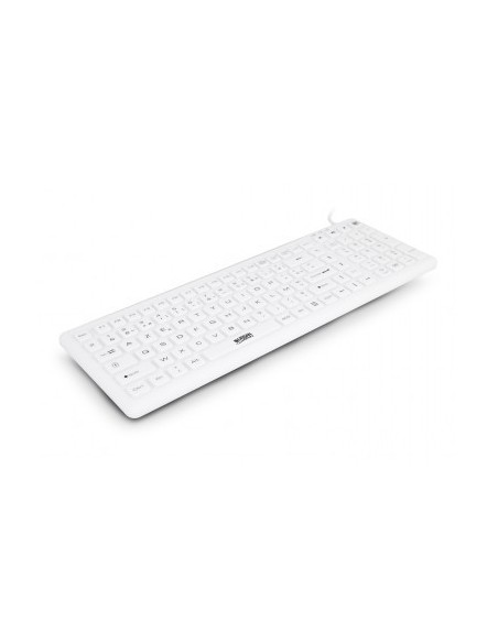 Urban Factory AKB69UF teclado Médico USB QWERTY Español Blanco