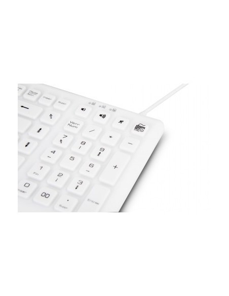Urban Factory AKB69UF teclado Médico USB QWERTY Español Blanco