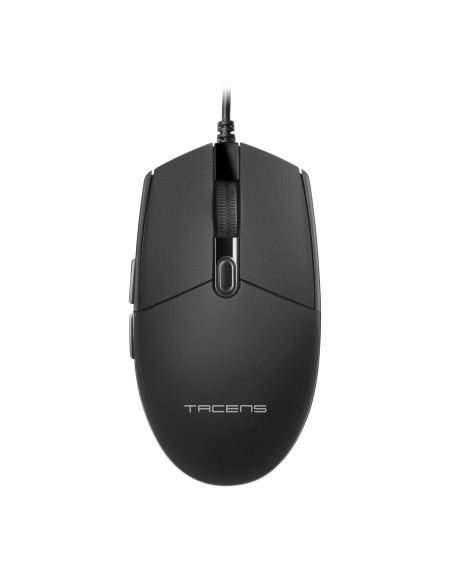 Tacens Anima AMG, Ratón Profesional Ergonómico, Diseño Natural Ultraligero, 3200DPI, Switches Mecánicos HUANO, Negro