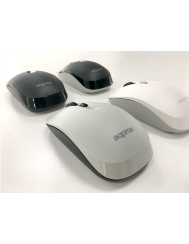 Approx XM180 ratón Oficina mano derecha RF inalámbrico Óptico 1600 DPI