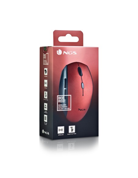 NGS BEE ratón Oficina mano derecha RF inalámbrico Óptico 1600 DPI